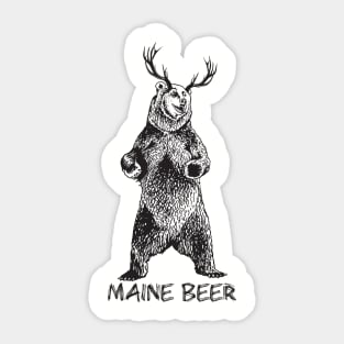 Wicked Decent Maine BEER Sticker